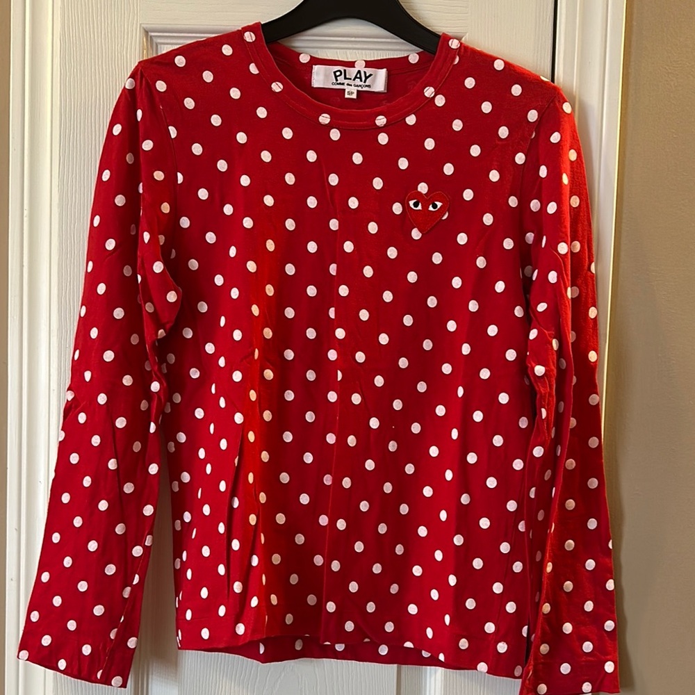 Women’s Red Polka Dot Shirt